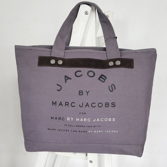 Marc By Marc Jacobs Handbags - COPY - Marc Jacobs Zipped Canvas Tote - Washed Gray never used brand new no tags